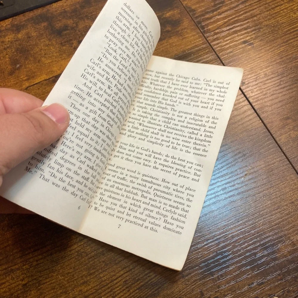 Secret of Peace and Strength 1965 Dr Norman Vincent Peale Reformed Protestant
